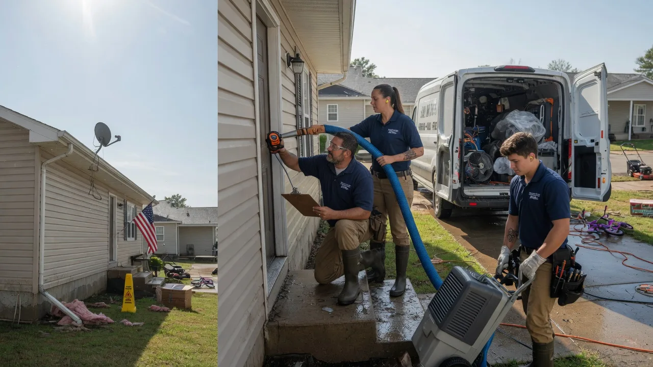 Ceiling Water Damage Restoration in Yates Center, KS near me